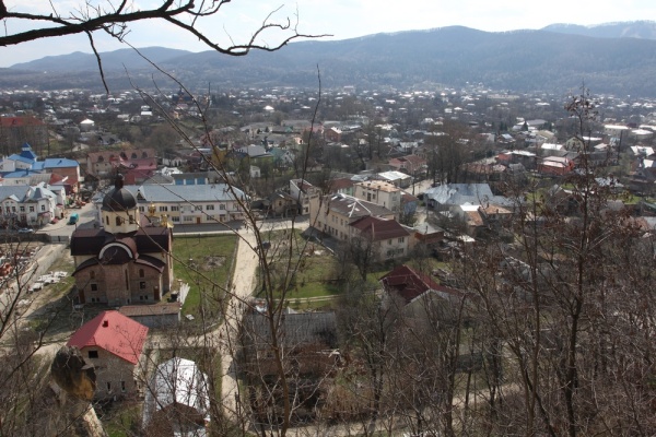Kosiv, view over the city