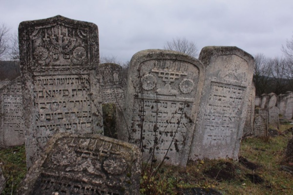 Мацеви на єврейському цвинтарі в Підгайцях