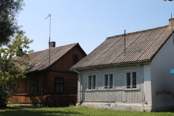 Wooden houses in Siemiatycze