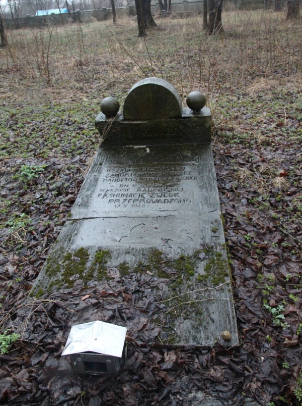 A gravestone at the Jewish cemetery in Międzyrzec Podlaski