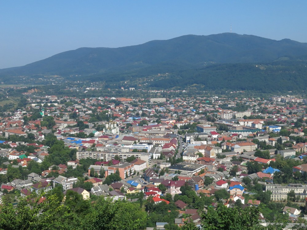 Khust, general view over the city