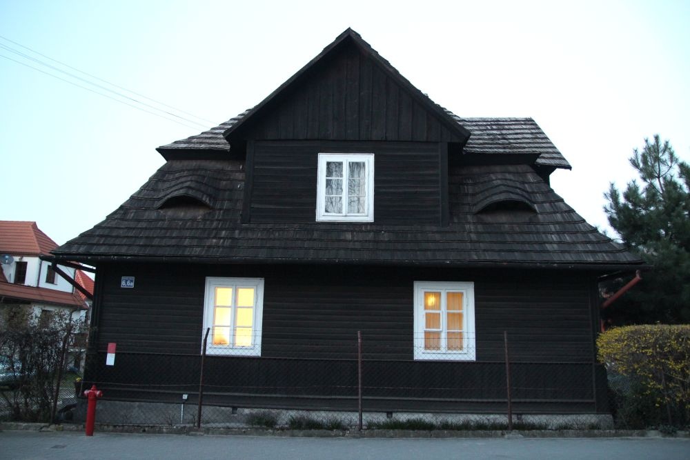 A wooden villa at Nadwiślańska street in Kazimierz Dolny