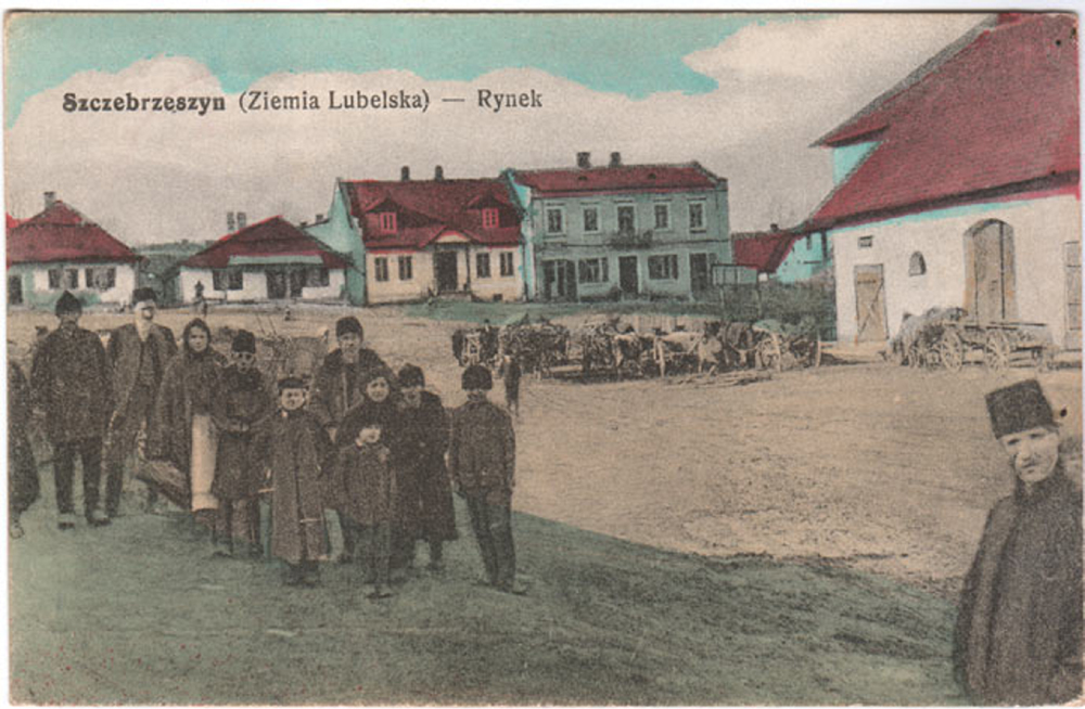 Szczebrzeszyn na pocztówce z 1915 roku