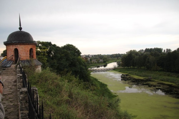 Река Иква, вид с замка в Дубном