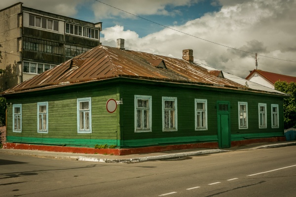 Єврейський будинок у Воложині початку ХХ століття на вулиці Совєтській, 13