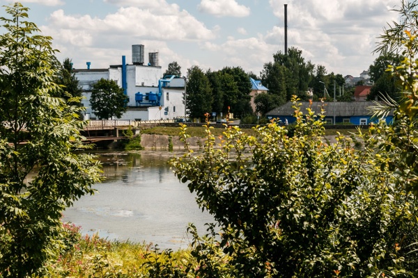 Fabryka drożdży w Oszmianie, założona w 1888 roku przez Lejba Strugacza