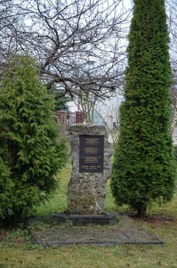 Izbica, a monument in remembrance of the Jewish victims of the Holocaust