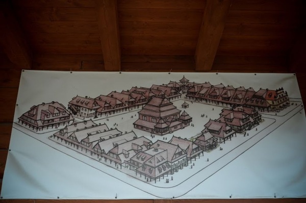 Biłgoraj, „Miasteczko na szlaku kultur kresowych", plan części żydowskiej miasteczka