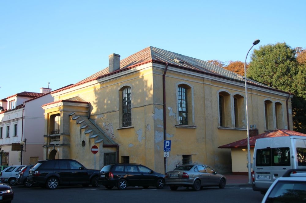 Stan obecny synagogi w Łańcucie, 2014, fot. Emil Majuk, zbiory cyfrowe Ośrodka „Brama Grodzka – Teatr NN” - www.teatrnn.pl